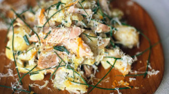 Ensalada de trucha